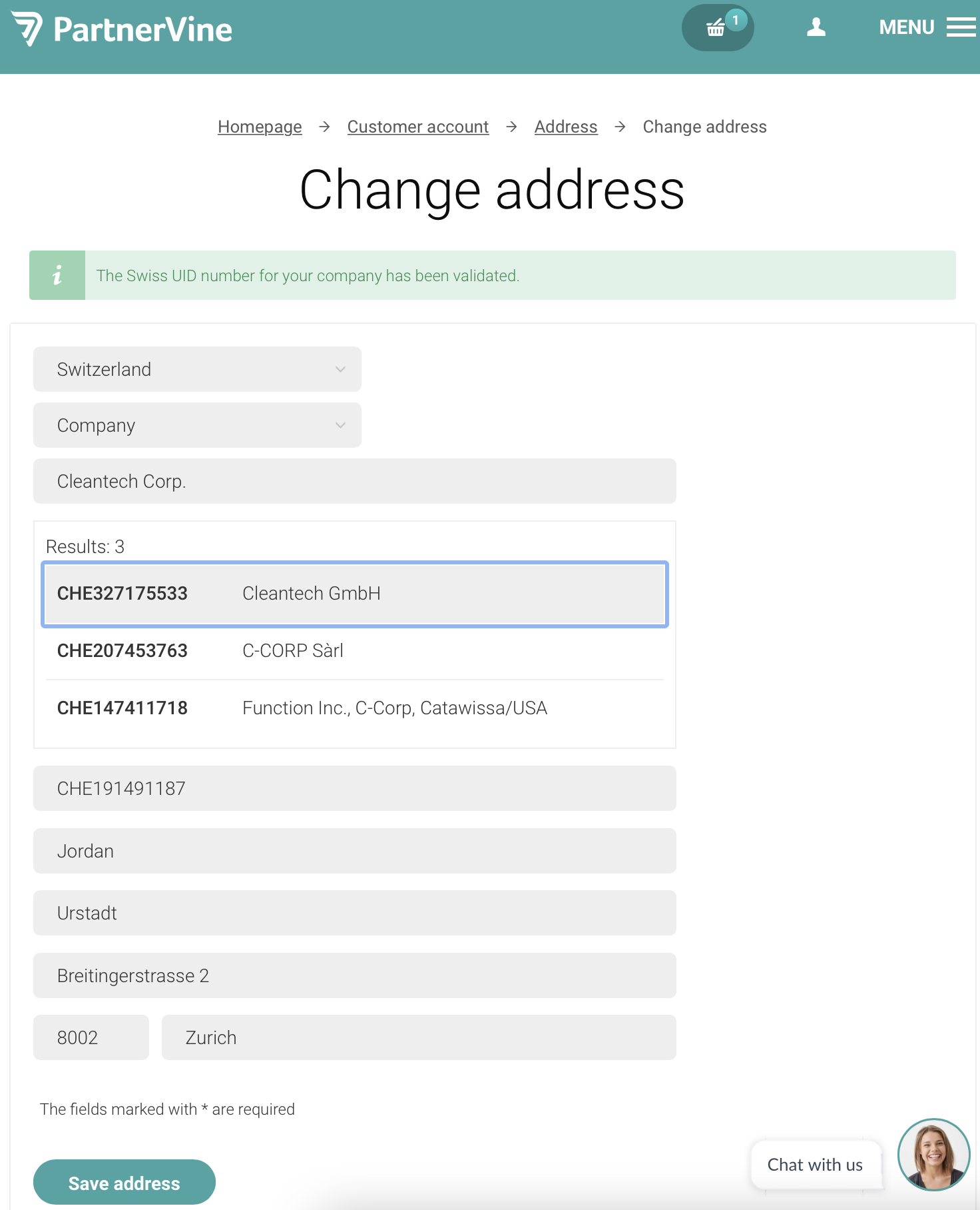 VAT-Lookup-Switzerland